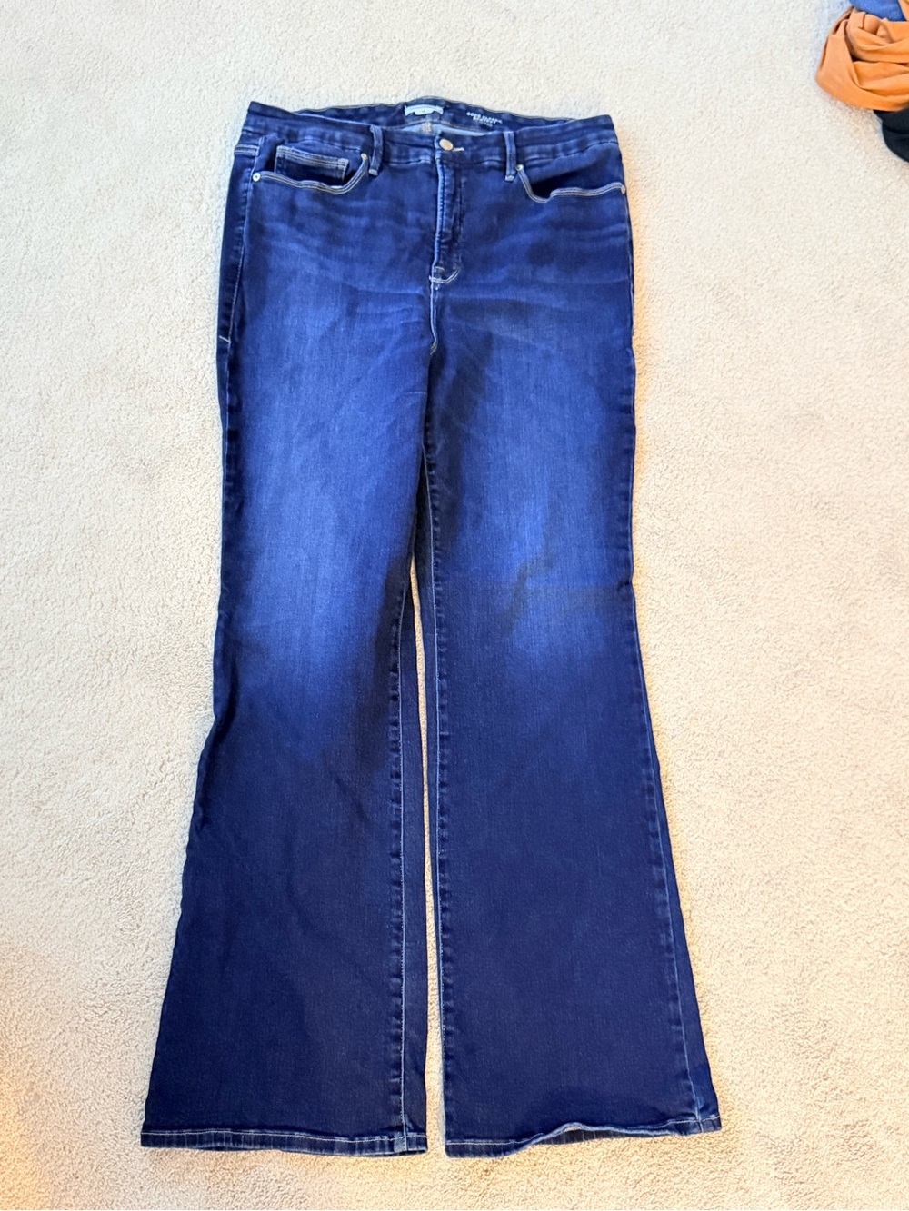 Good American Boot Leg Dark Blue - Size 18